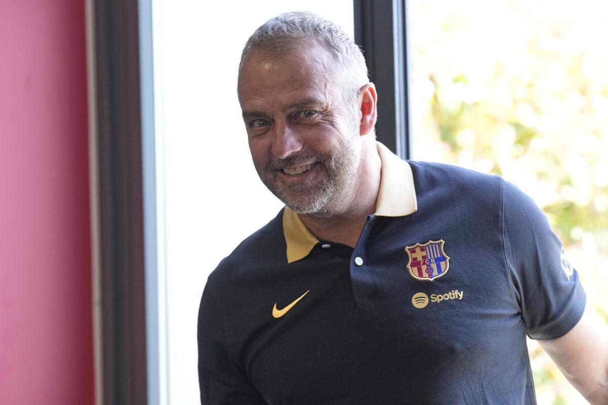 Flick puntua "entre un 8 i un 10" al Barça, que s’acomiada a San Mamés Flick puntua "entre un 8 i un 10" al Barça, que s’acomiada a San Mamés