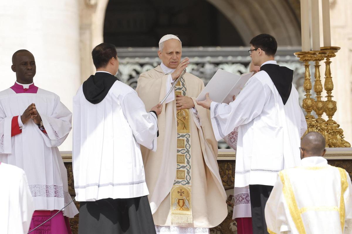 Misa de inicio del pontificado del papa León XIV
