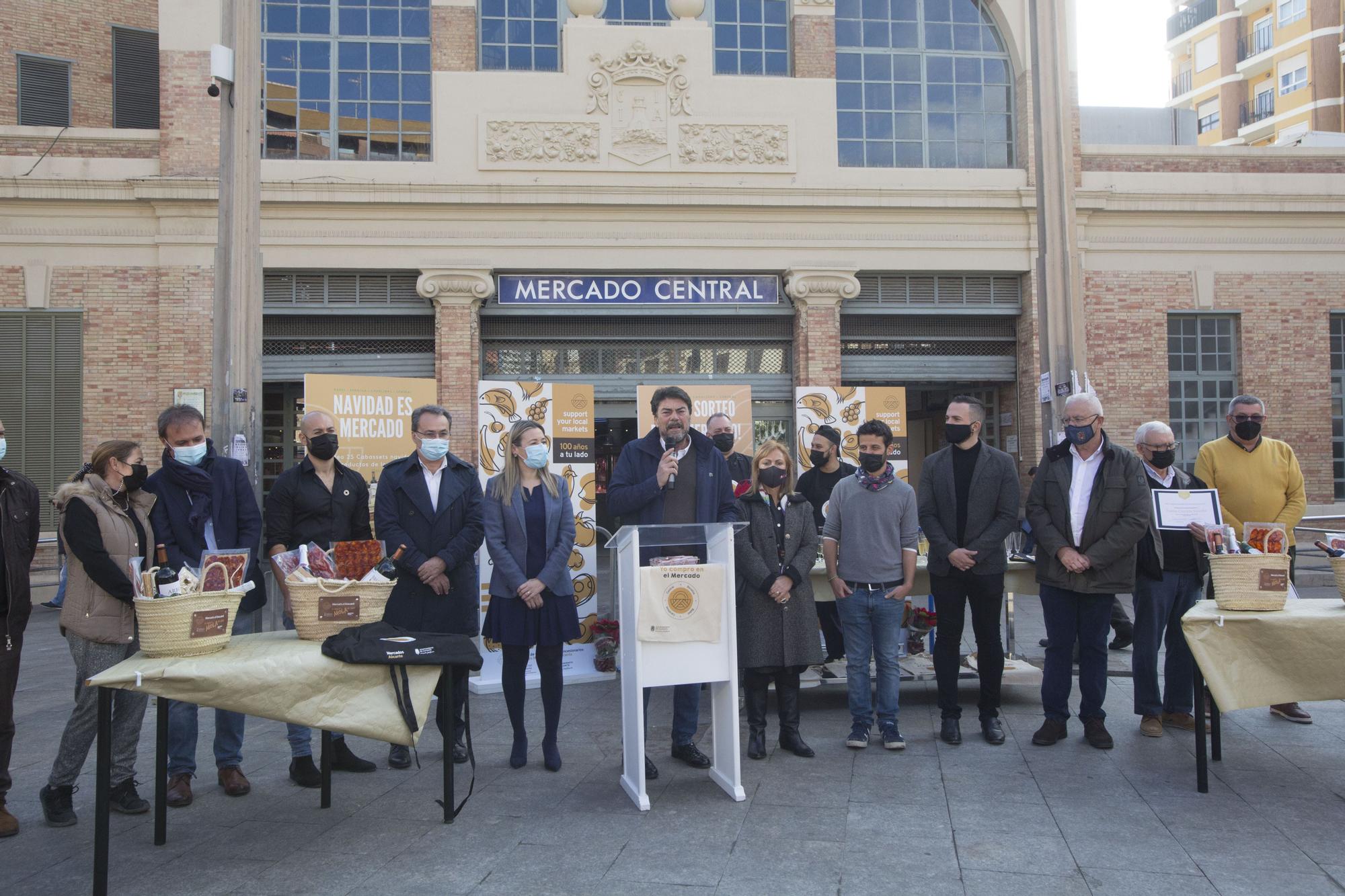 Brindis de Navidad de los mercados municipales