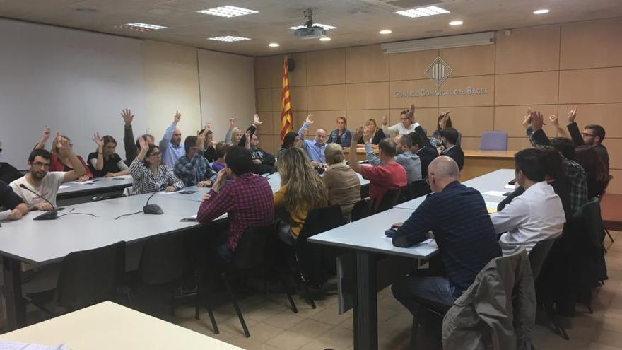 Votació del primer punt de la moció al ple d&#039;aquest vespre