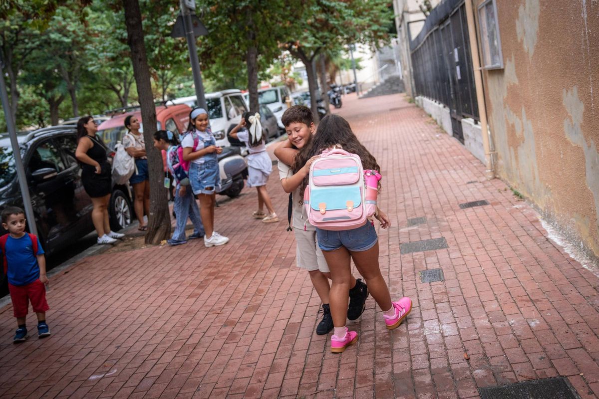 Vuelta al cole en el Institut Escola Canyelles de Barcelona