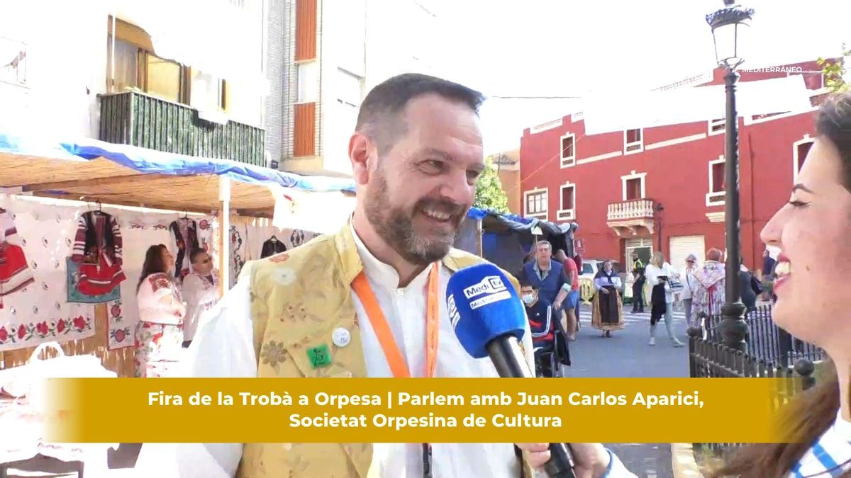 Sandra Segarra ha entrevistado para Medi TV a uno de los organizadores de la Trobà.
