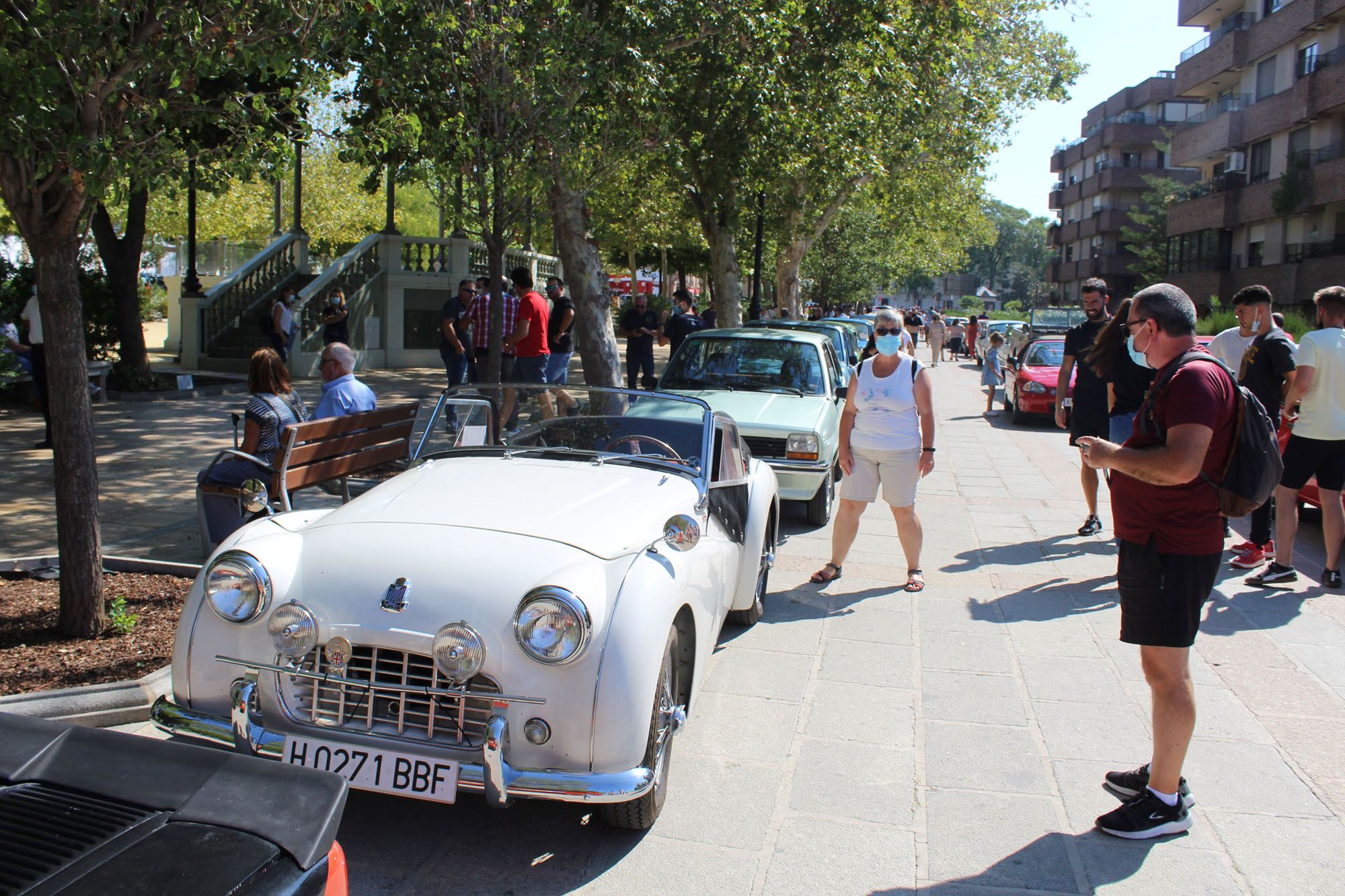 Concentración de coches clásicos en Antequera