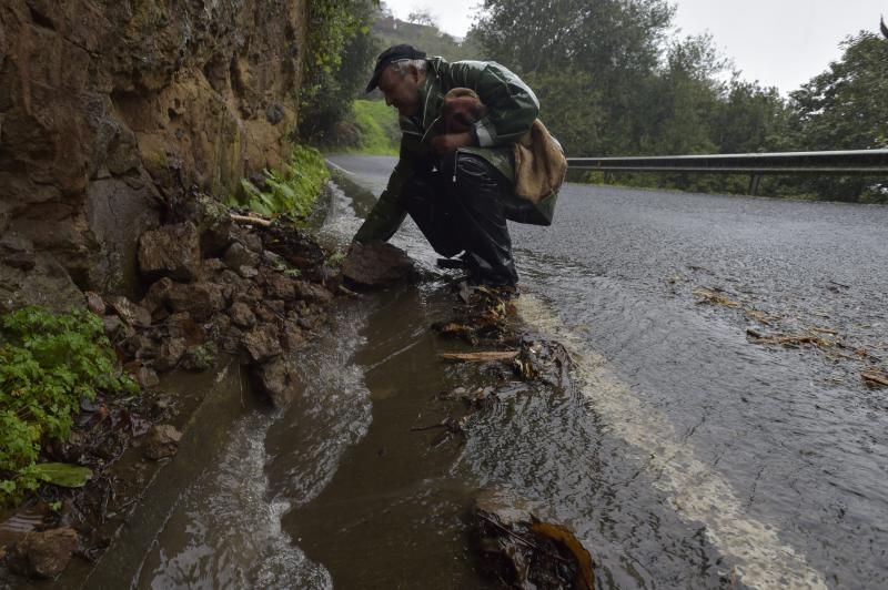 Lluvias en la zona centro de Gran Canaria