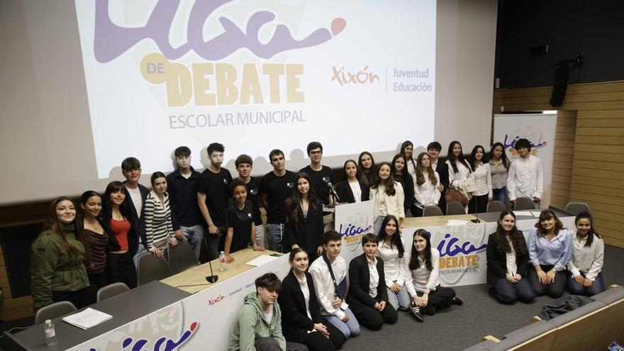 La Liga de Debate Escolar de Gijón ya tiene finalistas: los seis institutos que lucharán por el título a la mejor retórica