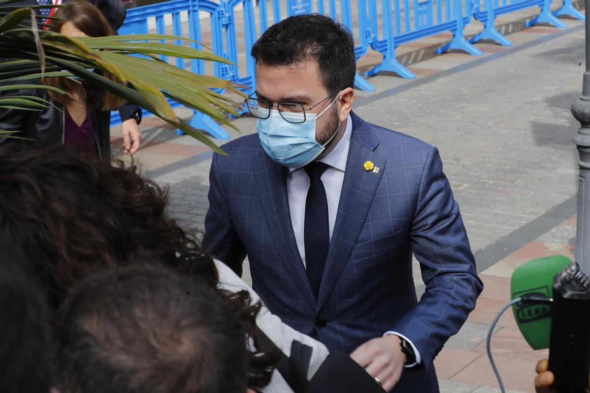 Pere Aragonés, presidente de la Generalitat