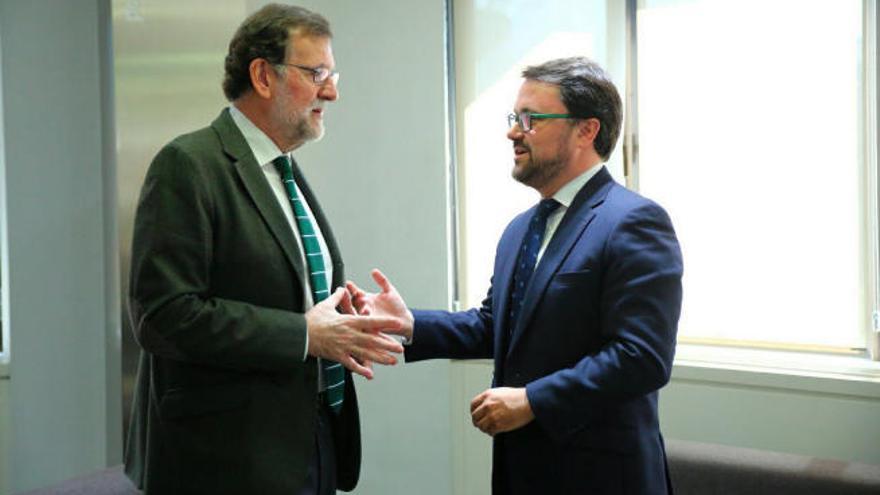 Mariano Rajoy y Asier Antona.