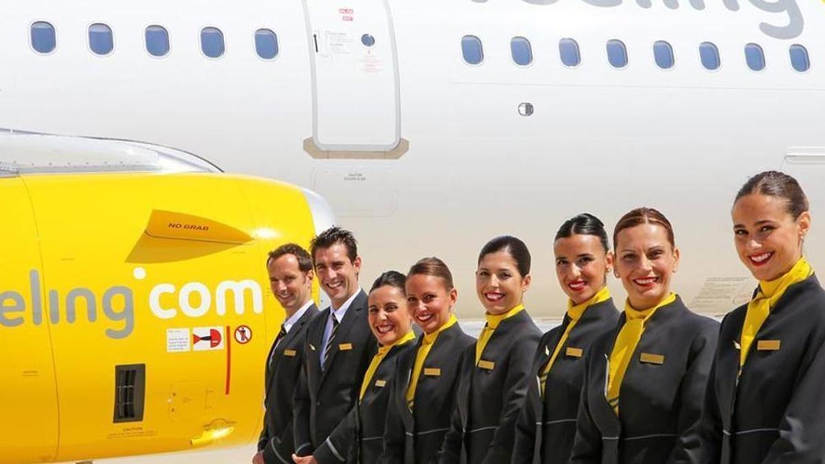 Kabinencrew der Airline Vueling.