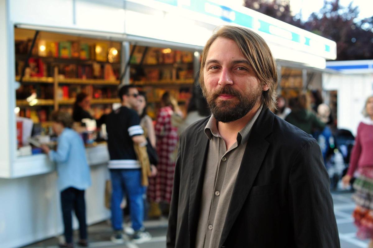 Soto Ivars, durante su visita a la feria.