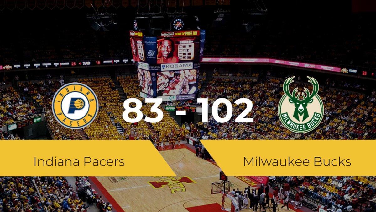 Milwaukee Bucks se hace con la victoria en el Bankers Life Fieldhouse contra Indiana Pacers por 83-102