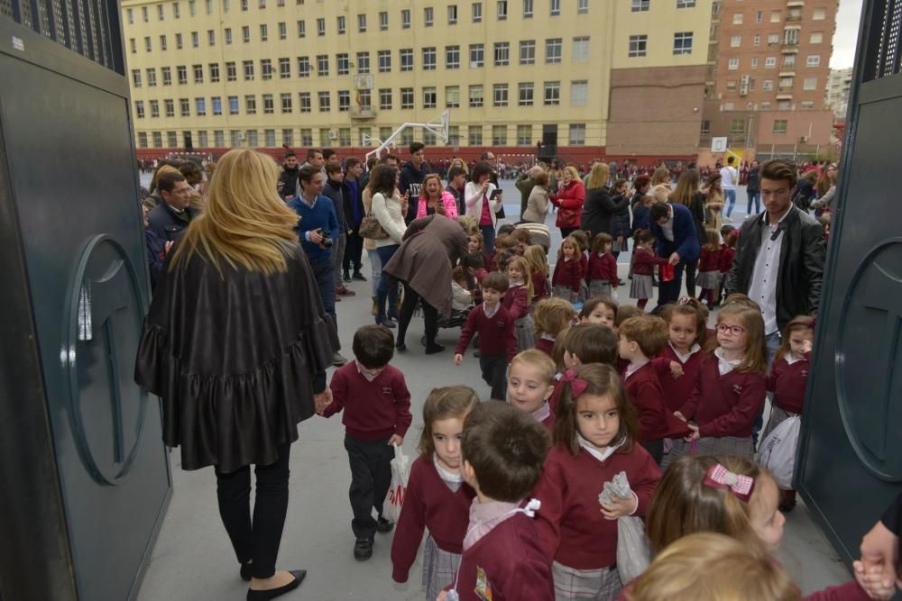 Procesión de los alumnos de Capuchinos