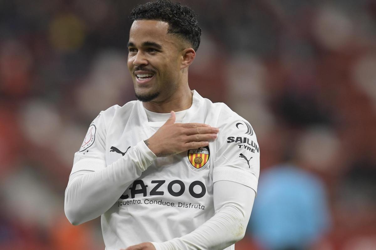 Kluivert en el Sporting de Gijón - Valencia CF
