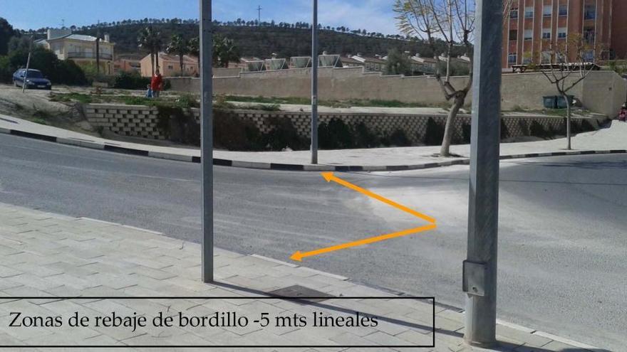 Aspe proyecta nuevas supresiones de barreras urbanísticas