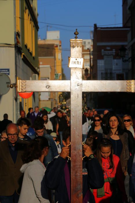 Procesión del Cristo Yacente en el Cabanyal