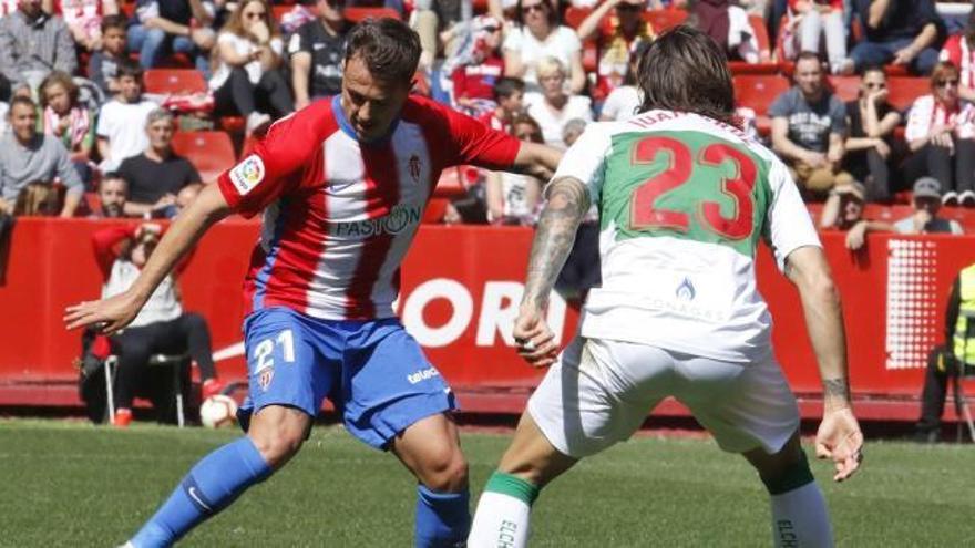 LaLiga 123: Los goles del Sporting de Gijón - Elche (1-1)