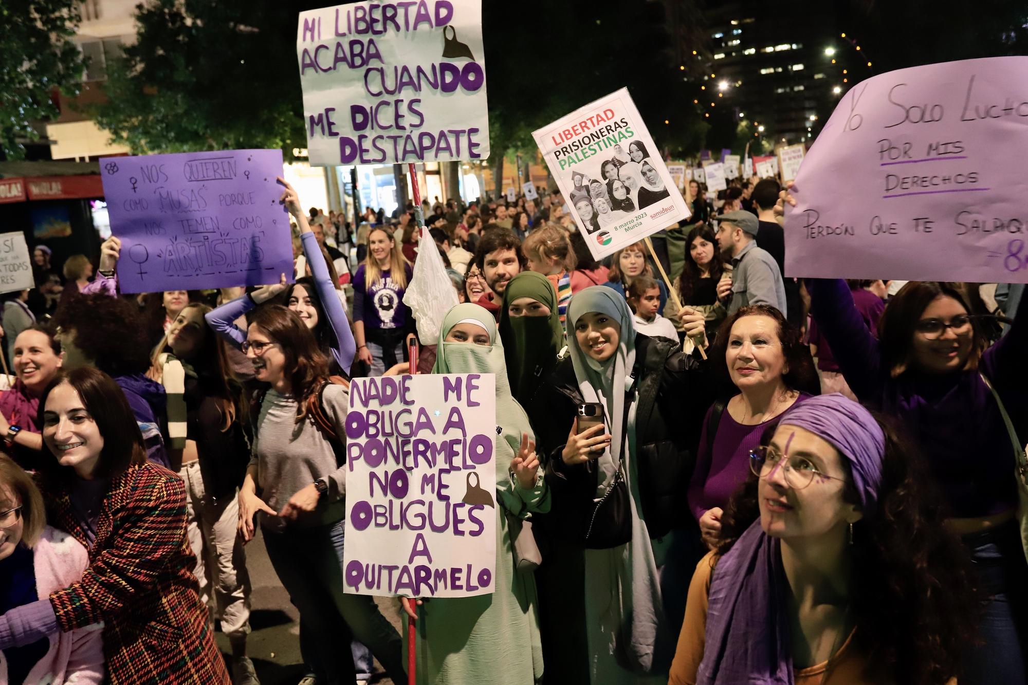 Manifestación del 8M en Murcia