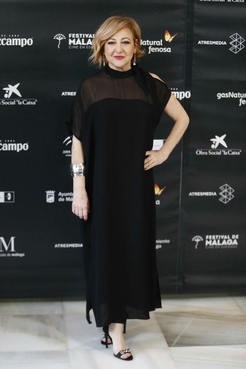 Carmen Machi en la gala inaugural de la 21º edición del Festival de cine de Málaga