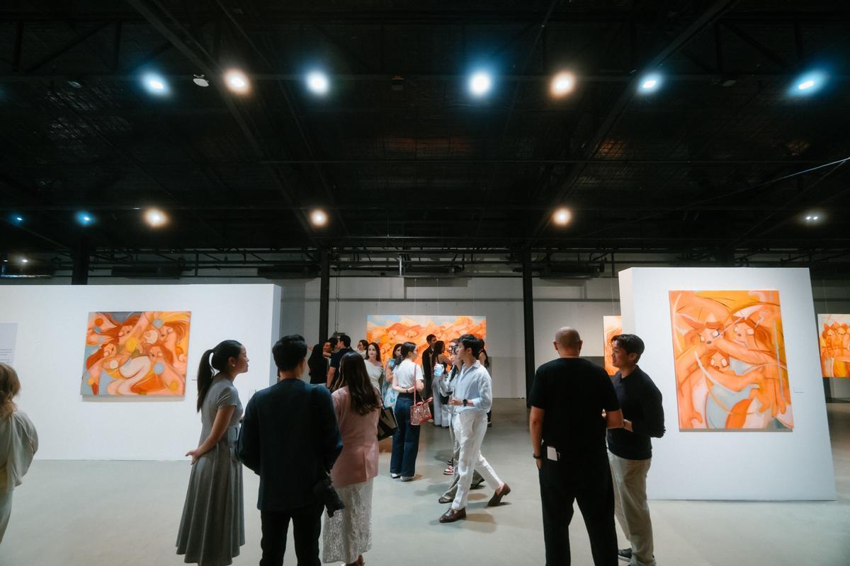 La inauguración en Bangkok de la exposición«States of Alignment», del grovense Pablo Ozo. La inauguración en Bangkok de la exposición«States of Alignment», del grovense Pablo Ozo.