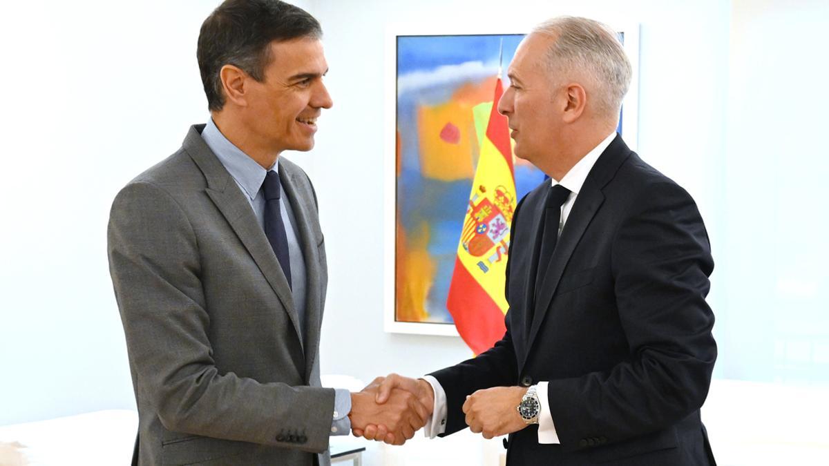 Pedro Sánchez y Markus Haupt