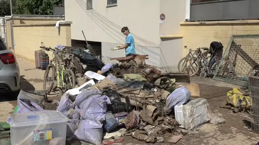 Así está Cubelles un día después del paso de la tormenta por Catalunya