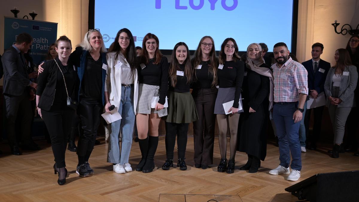 Equipo de Fluyo, el protege slip inteligente creado estudiantes de la UPV