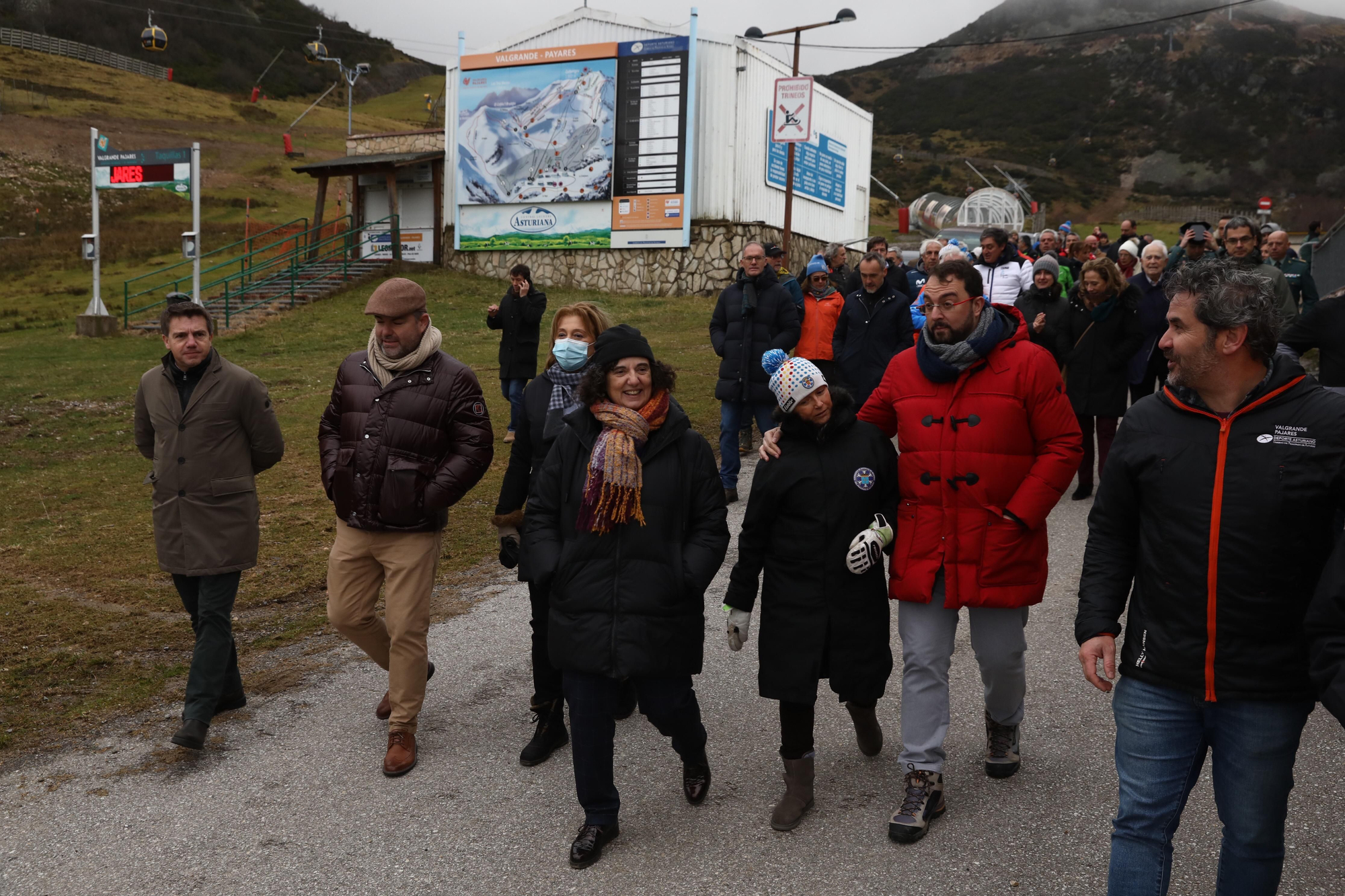 En imágenes: Así fue la inauguración de la telecabina de Pajares