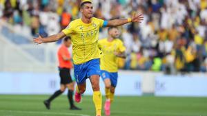 Cristiano celebrando su gol