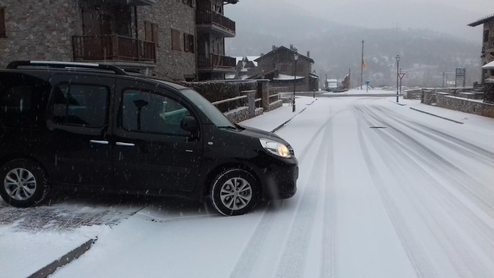 El temporal també arriba a Cerdanya i Alt Urgell