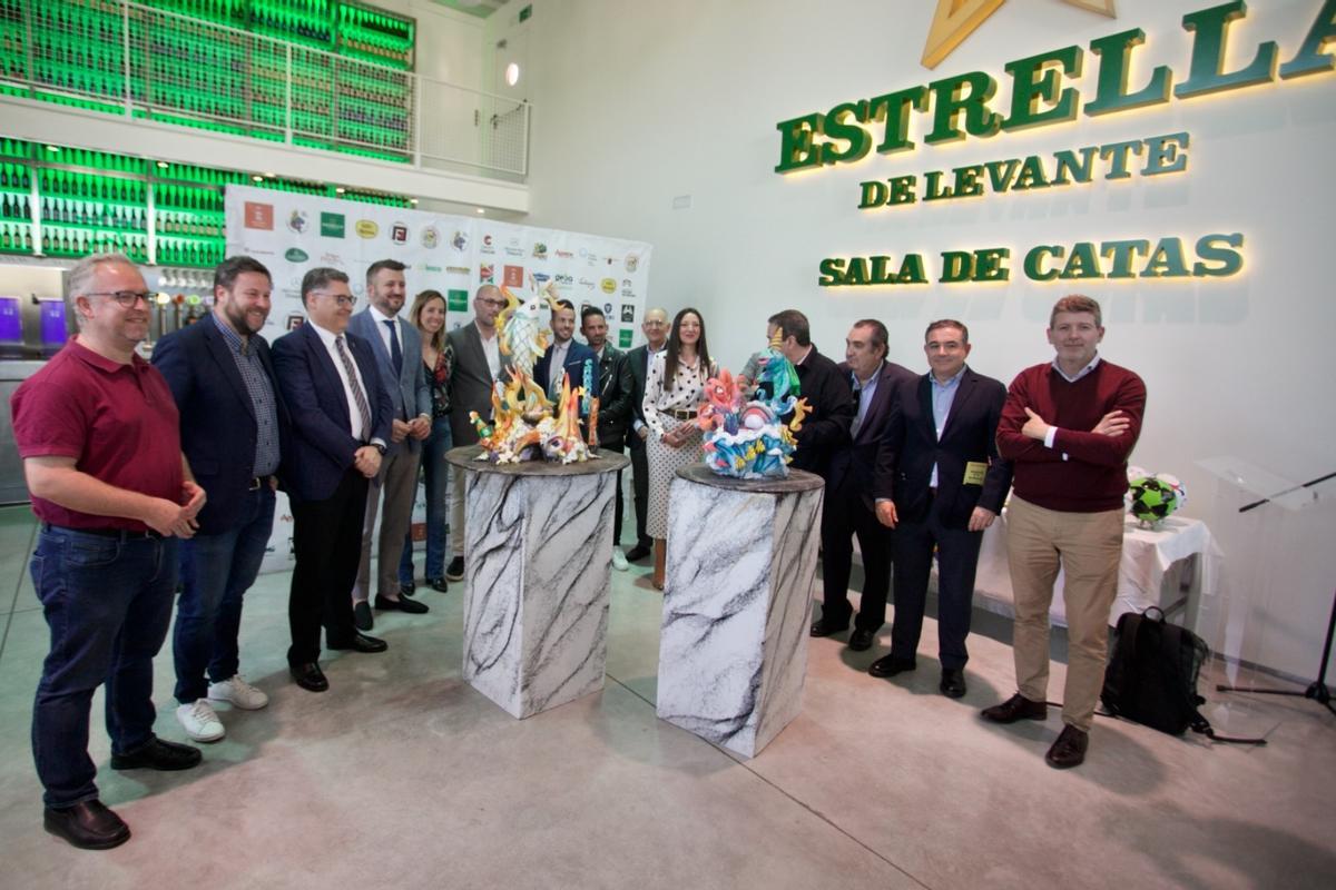 El acto de presentación del catafalco ha tenido lugar en la sala de catas de Estrella de Levante