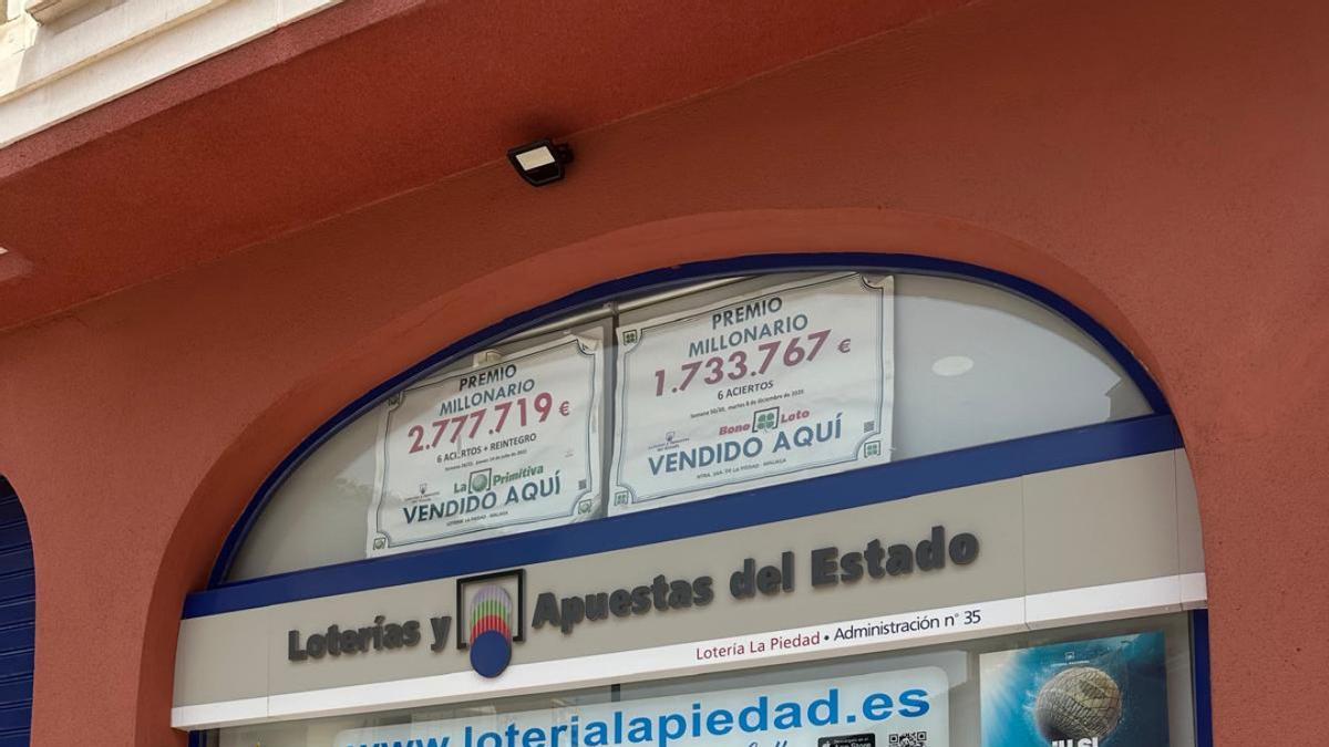 Loterias La Piedad esté la calle Duque de Rivas nº2