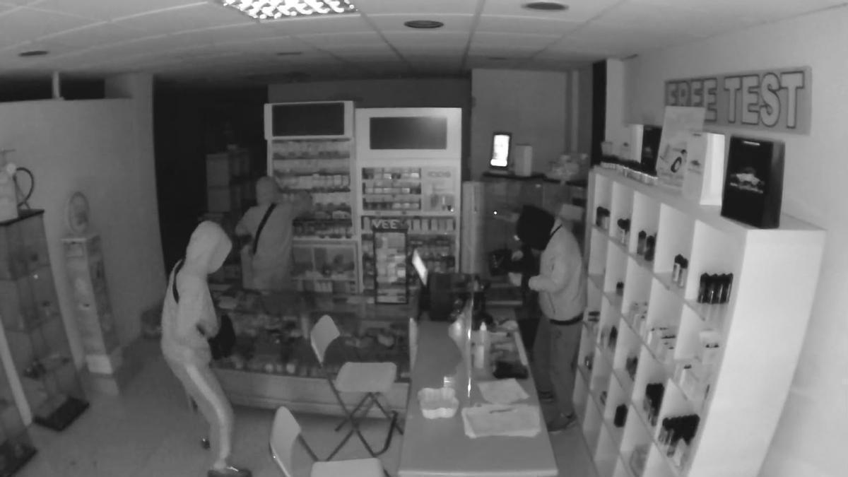 Imagen de uno de los robos en un comercio