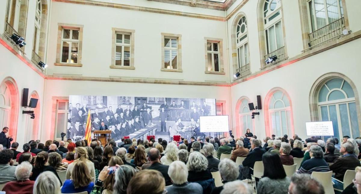El Parlament celebra els 93 anys de la seva primera sessió