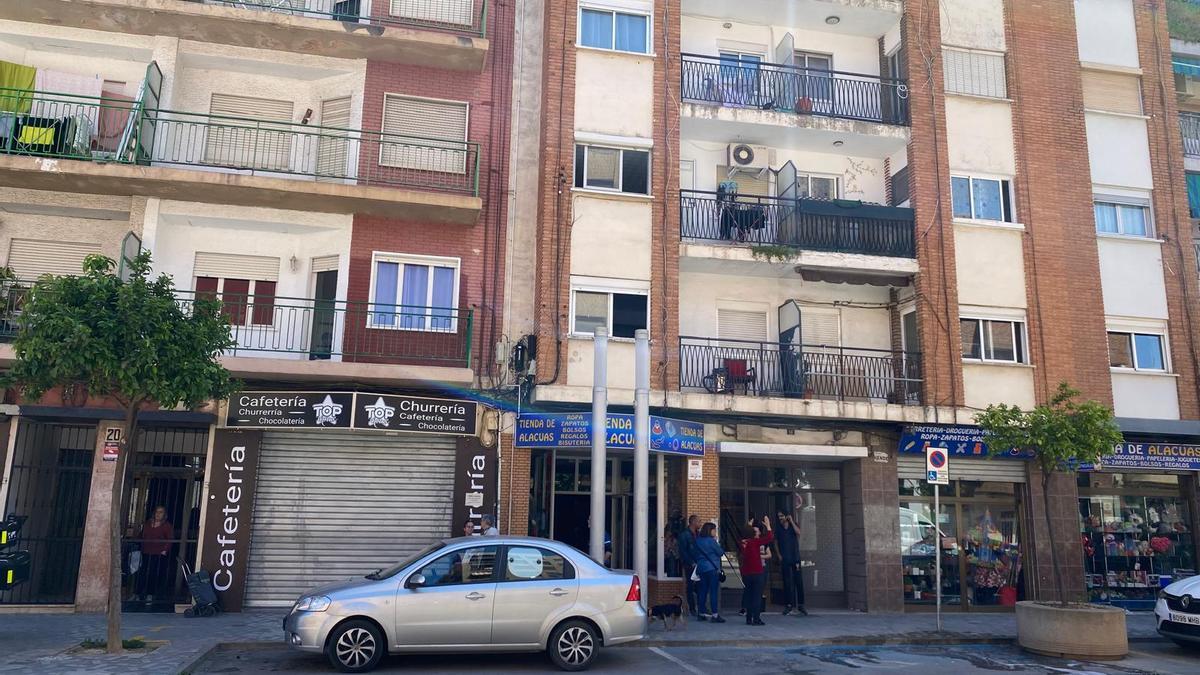 Alaquàs, esta mañana durante el apagón