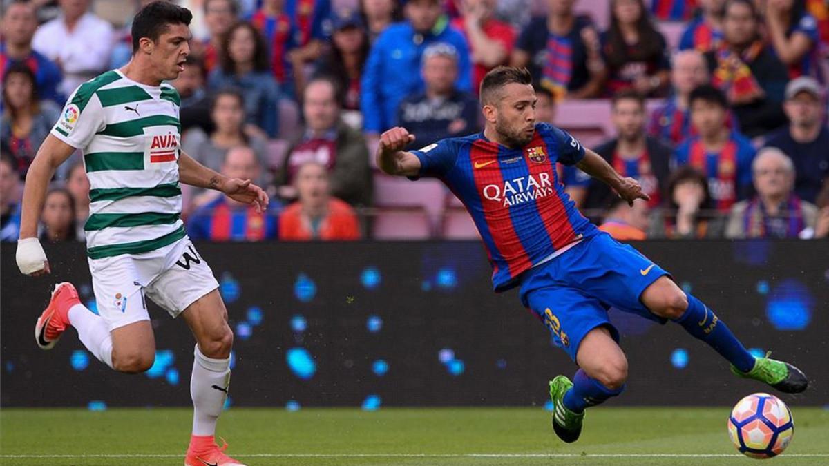 Jordi Alba analizó la final copera ante el Alavés