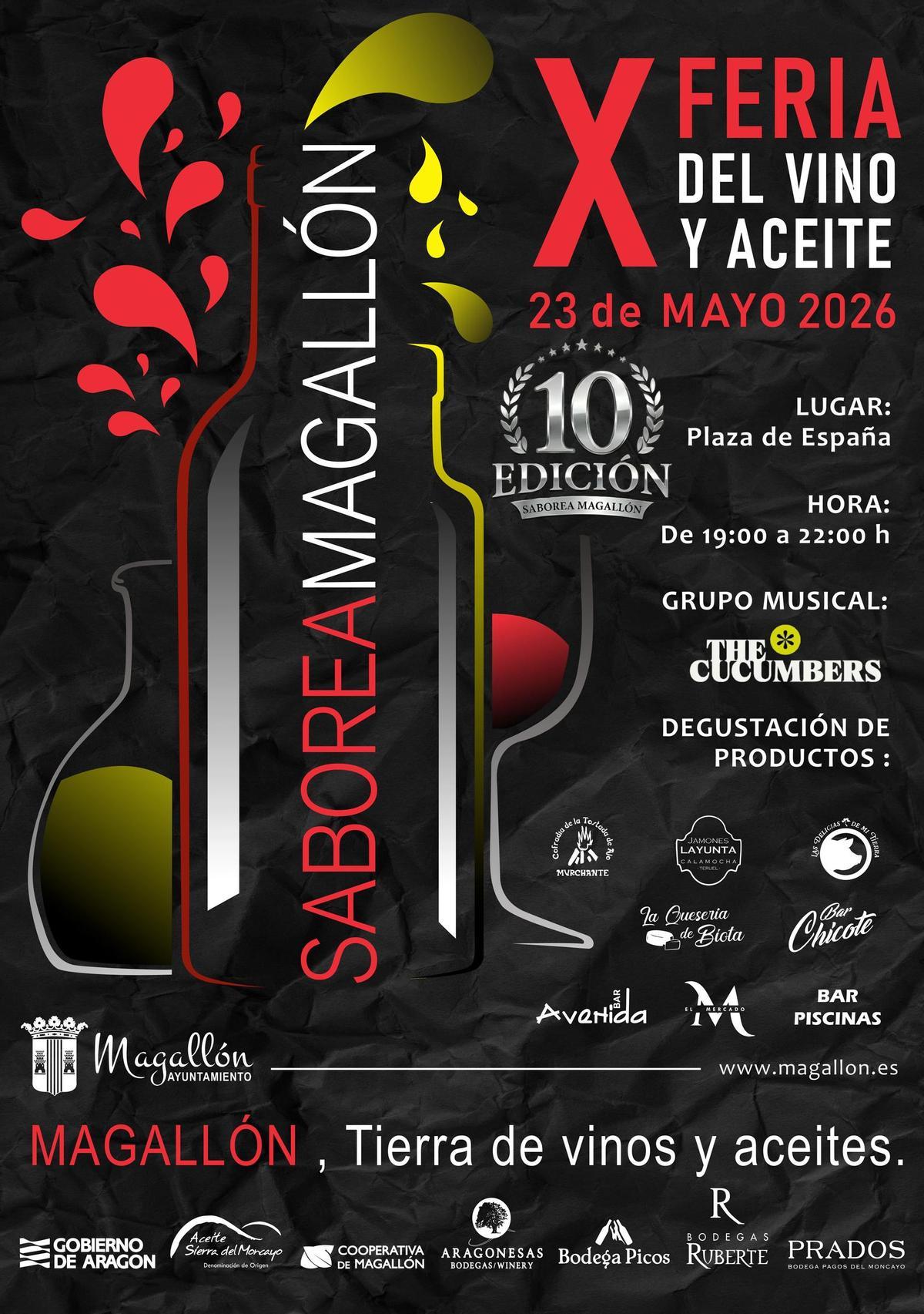 Cartel de 'Saborea Magallón' 2026.
