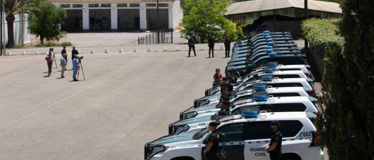 Refuerzos de la Guardia Civil de este verano, en sa Coma. | VICENT MARÍ