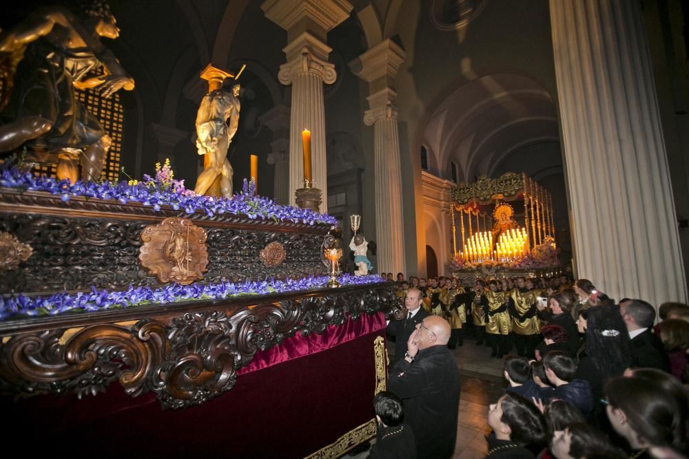 Las cofradías celebran actos en el interior de las parroquias y anulan las estaciones de penitencia