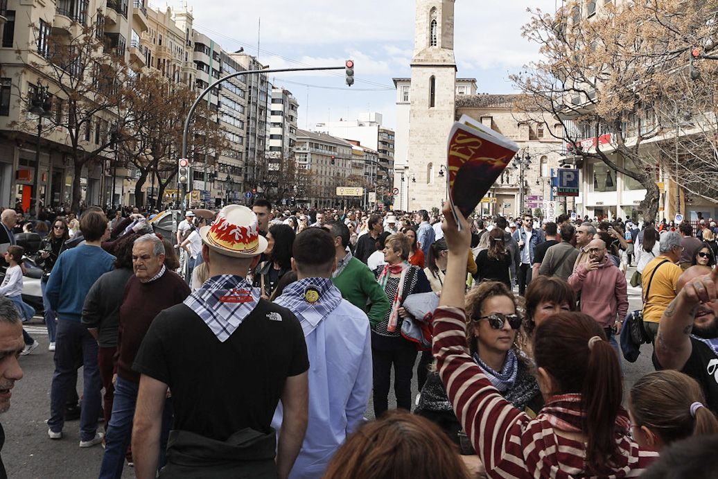 No cabe nadie más en València en el último fin de semana de las Fallas de 2023