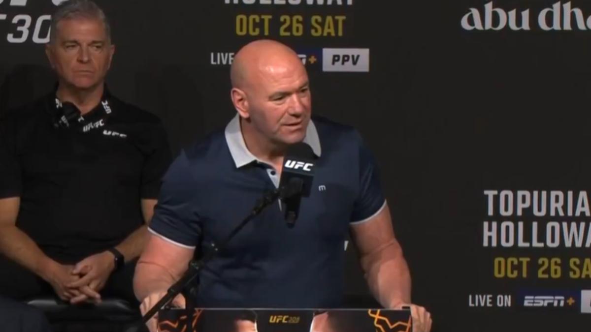 Dana White en el UFC 308