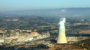 La central nuclear de Ascó (Ribera dEbre).