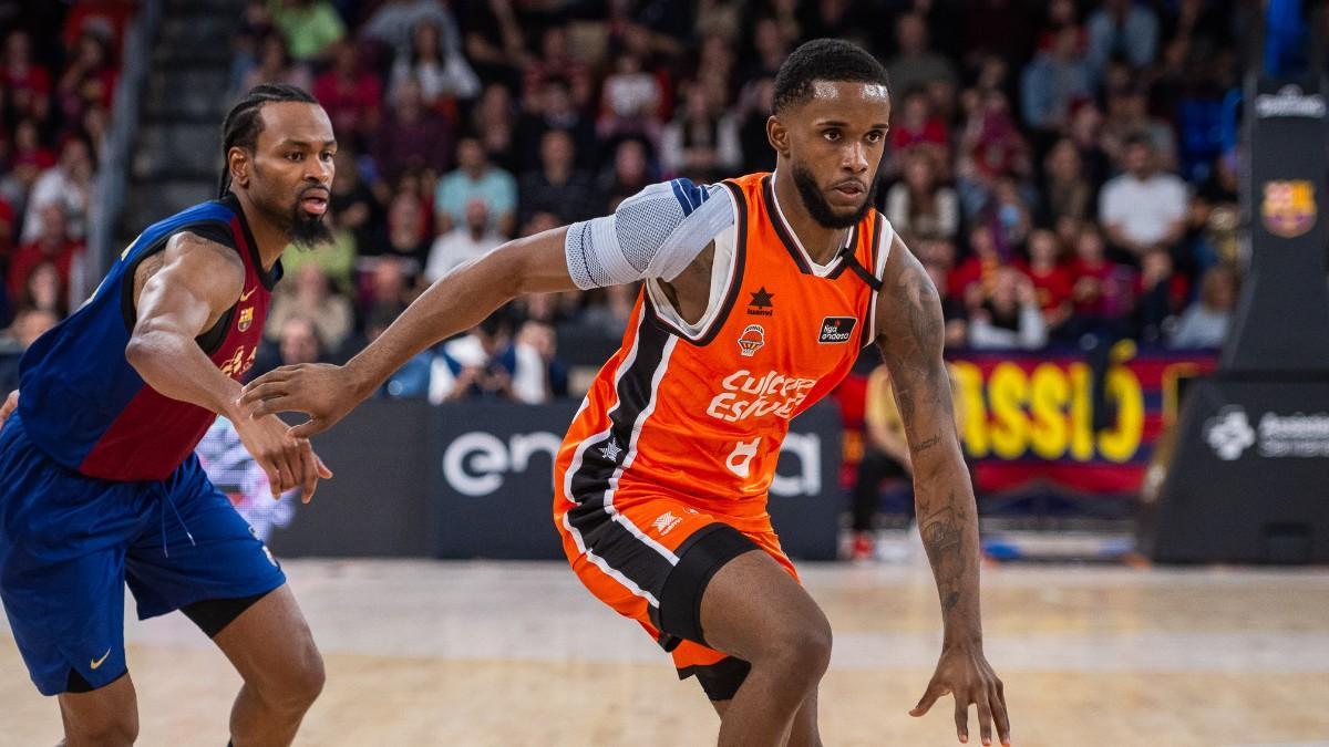 Kevin Punter and Jean Montero, in a Barça - Basketball of the Endesa League