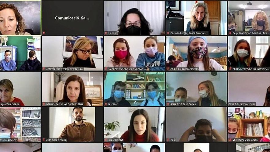 El pleno se celebró vía 'online' para garantizar las medidas de protección.