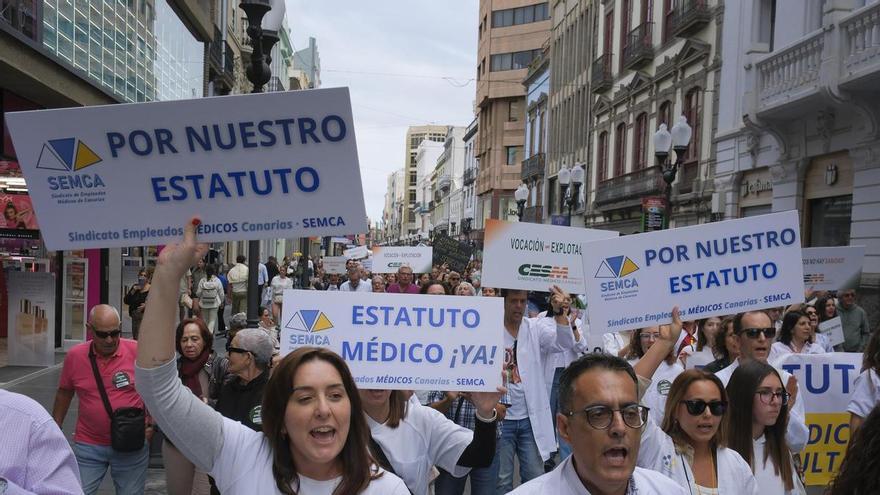 La aprobación del Estatuto Marco enfrenta en Canarias a sindicatos médicos y organizaciones firmantes