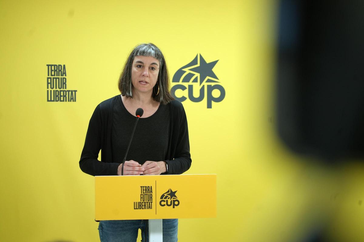 La portavoz de la CUP, Su Moreno.