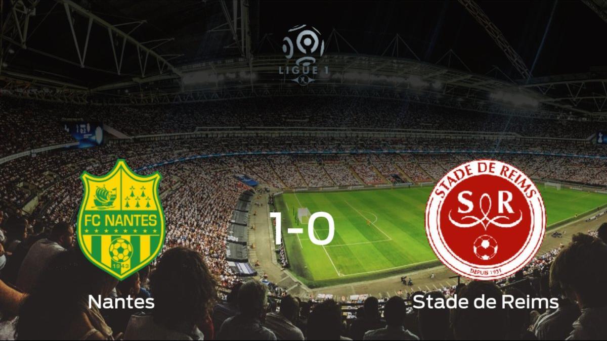 El FC Nantes derrota 1-0 en casa al Stade de Reims