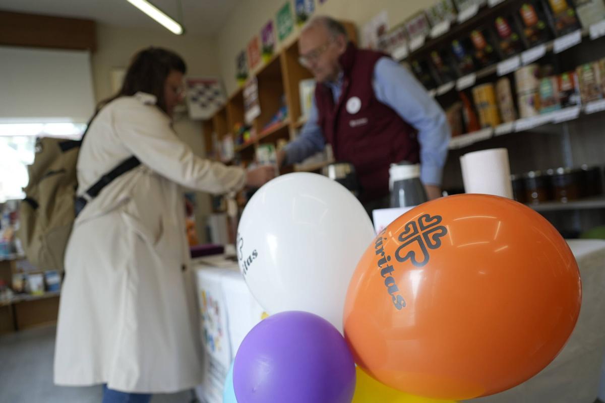 Café solidario Cáritas