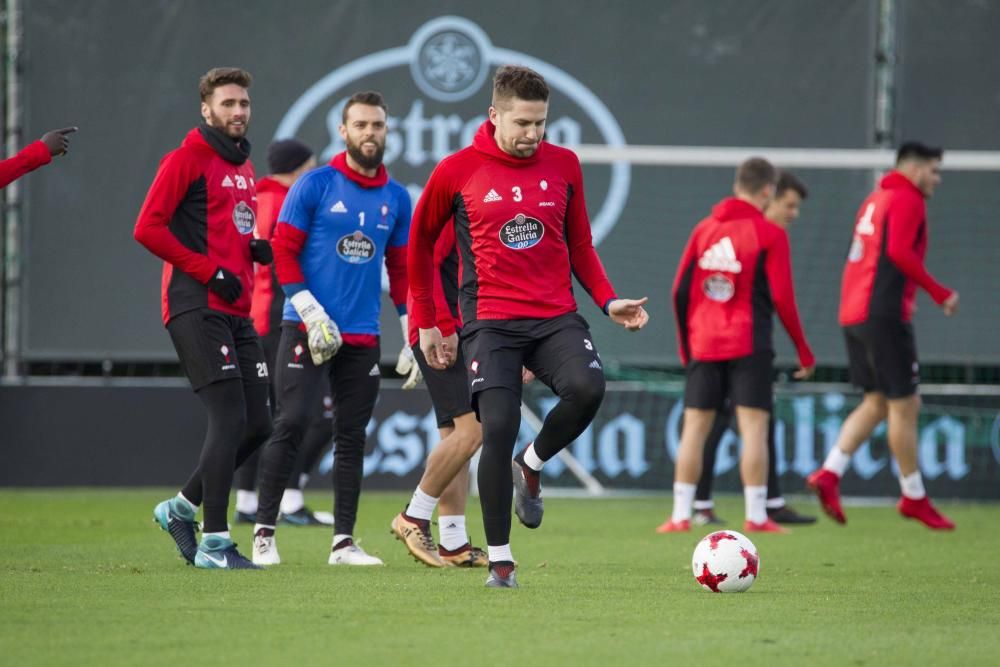 El Celta reanuda los entrenamientos para preparar el encuentro contra el Barcelona en Copa