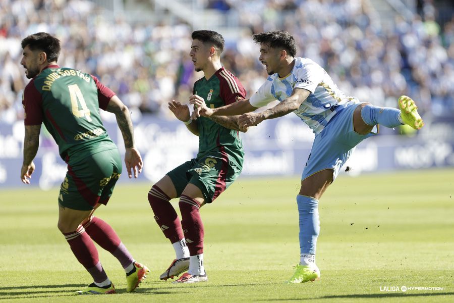 EN IMÁGENES: El empate del Oviedo en su visita a Málaga (0-0)