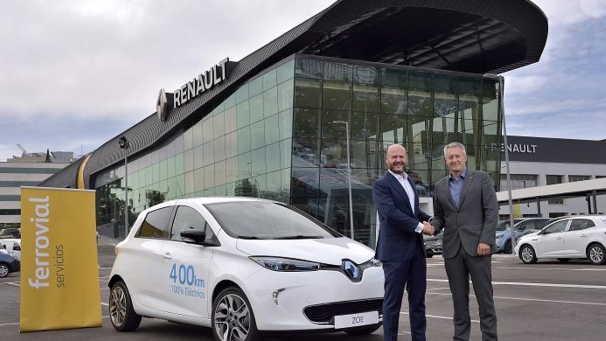 Acuerdo de carsharing entre Renault y Ferrovial en Madrid.