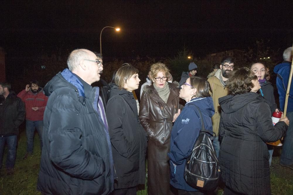 Protesta del colectivo ''Elviña non se vende''